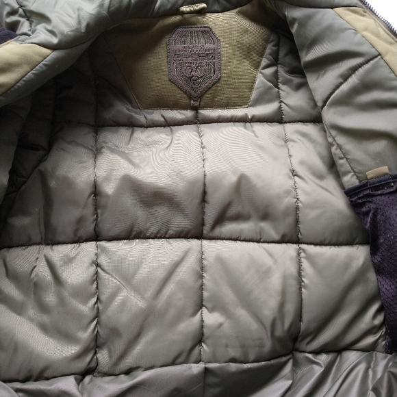 Large boys' green winter coat (or XS mens) G4CEO, lots of pockets /manteau hiver - Picture 4 of 9